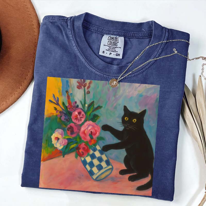 Comfort Colors Cat Artist T-Shirt