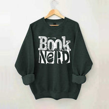 Retro Book Nerd Sweatshirt