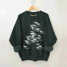 Birdwatching Vintage Shorebirds Sweatshirt