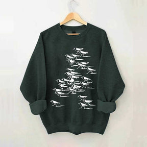 Birdwatching Vintage Shorebirds Sweatshirt