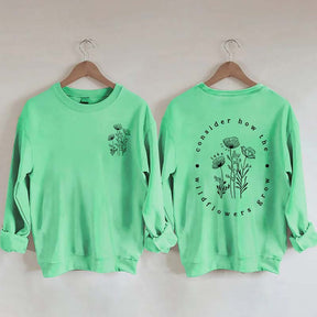 Wildflower Christian Sweatshirt | Lightweight Sweatshirt