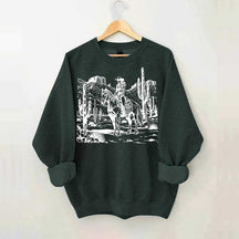 Retro Cowgirl Graphic Sweatshirt