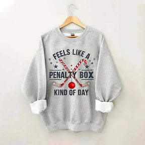 Hockey Penalty Box Christmas Sweatshirt