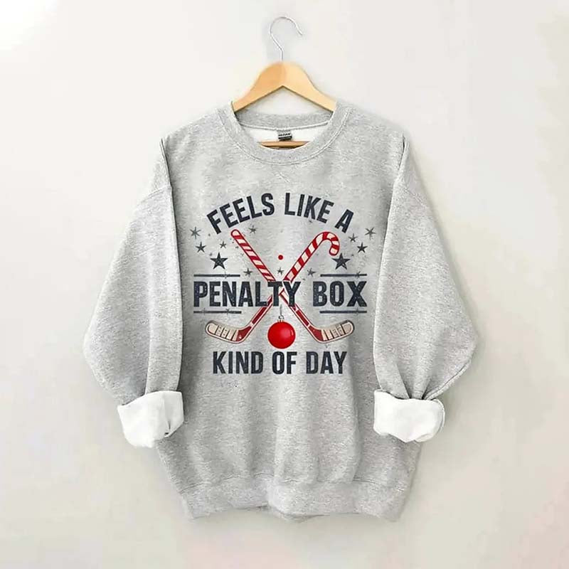 Hockey Penalty Box Christmas Sweatshirt