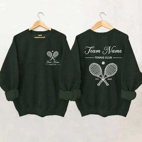 Personalized Tennis Club Matching Team Sweatshirt
