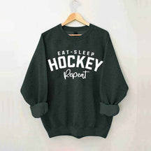 Eat Sleep Hockey Repeat Sweatshirt