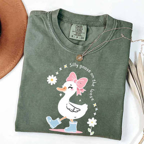 Silly Goose On The Loose Floral T-Shirt