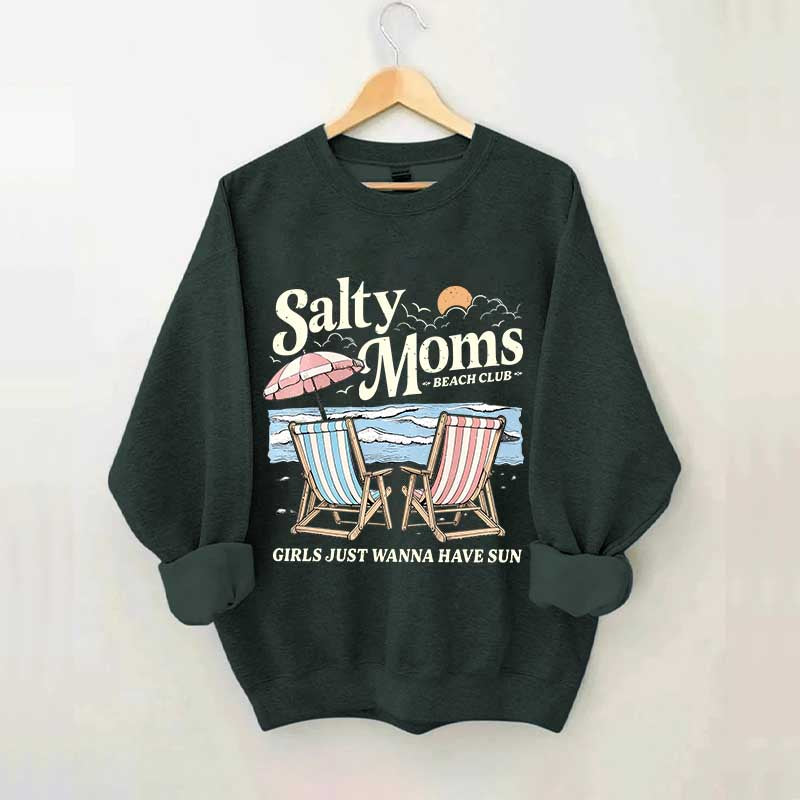 Salty Moms Beach Club Sweatshirt