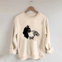 Cat Halloween Boop Sweatshirt