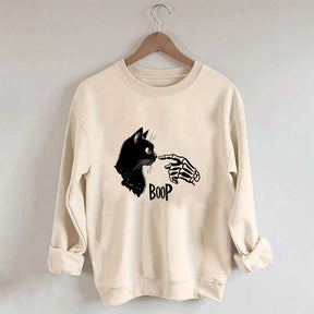 Cat Halloween Boop Sweatshirt