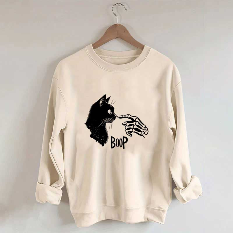 Cat Halloween Boop Sweatshirt