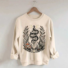 Celestial Floral Celestial Floral Snake Moon Sweatshirt
