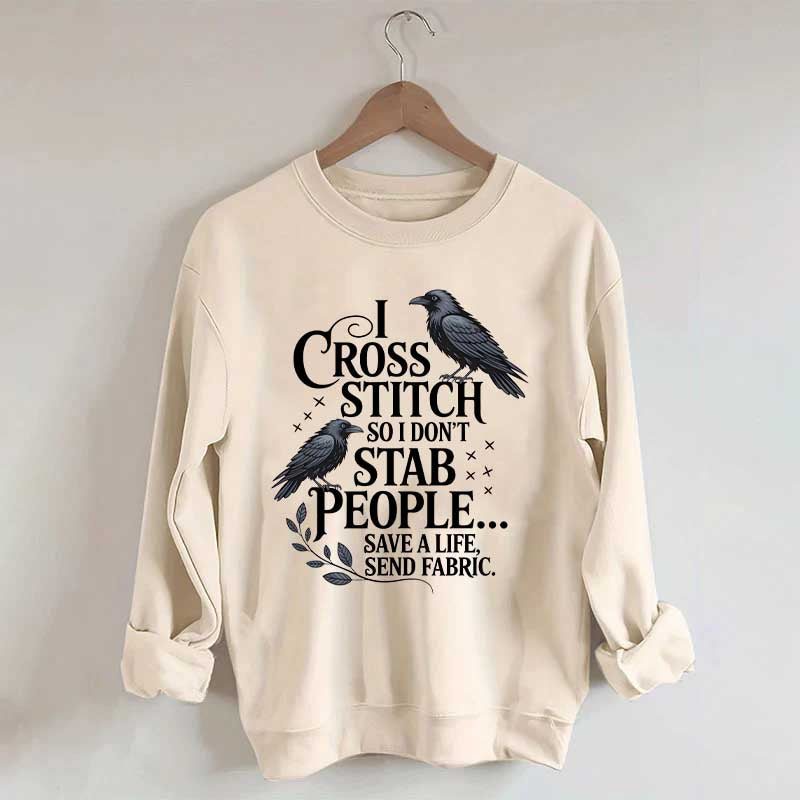 Cross Stitching Gift for Mom Sweatshirt