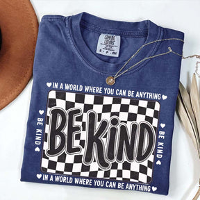 Checkered Be Kind T-Shirt