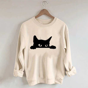 Cute Black Cat Owner Sweatshirt