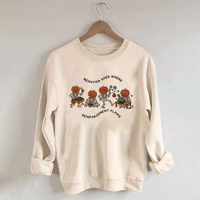 Behavior Reinforcement Skull Sweatshirt