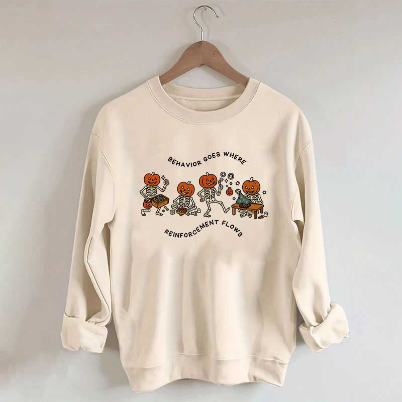Behavior Reinforcement Skull Sweatshirt