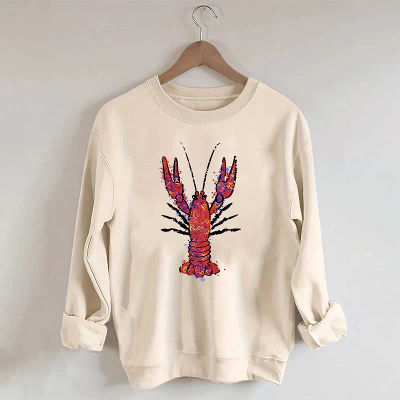 Watercolor Crawfish Sweatshirt
