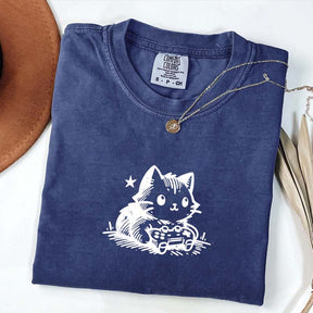 Gamer Cat Funny Gamer T-Shirt