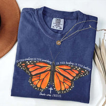 There Was Jesus Religious Butterfly T-Shirt