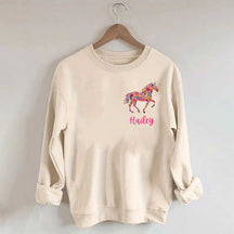 Custom Girl Horse Sweatshirt