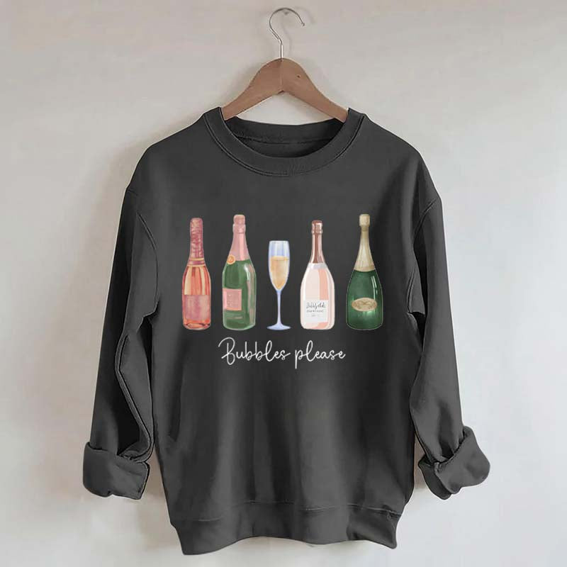 Bubble Please Champagne Sweatshirt
