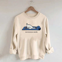 Silly Goose Yoga Savasana Mode Sweatshirt