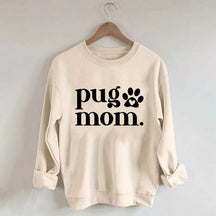 Pug Mom Minimalist Sweatshirt