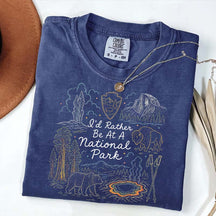 I'd Rather Be At America Parks Lovers T-Shirt