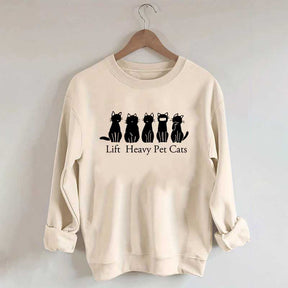 Lift Heavy Pet Cat Gym Sweatshirt