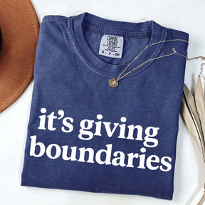 It's Giving Boundaries T-Shirt