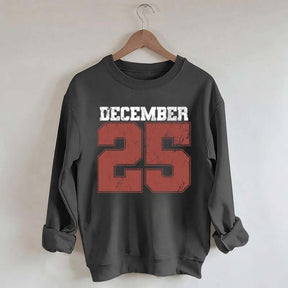 Retro December 25 Christmas Sweatshirt