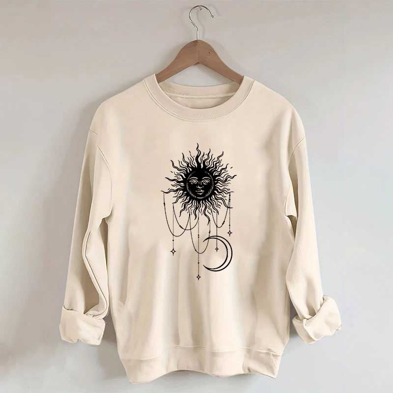 Widow's Bay Patricia Celestial Sun Moon Sweatshirt