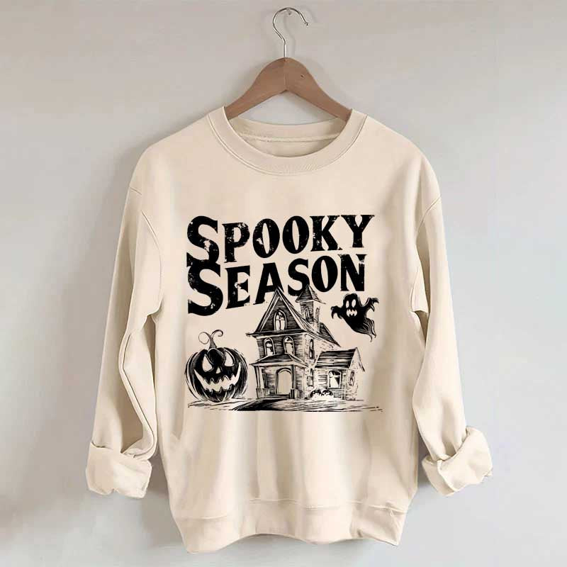 Spooky Season Haunted House Sweatshirt