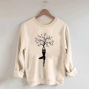 Yoga Tree Pose Sweatshirt