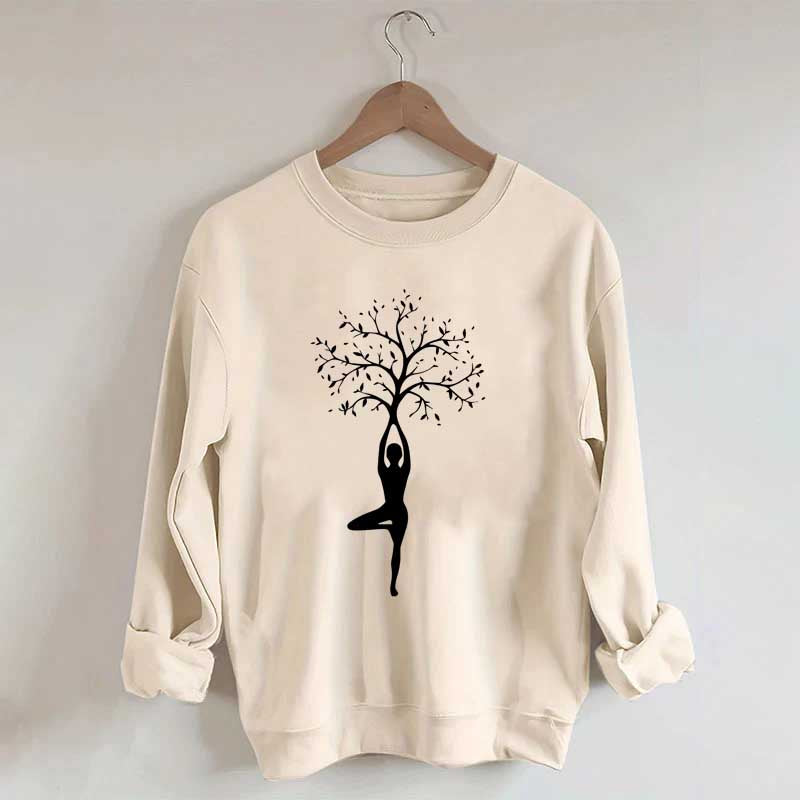 Yoga Tree Pose Sweatshirt