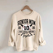 Custom Senior Baseball Mom 2026 Sweatshirt
