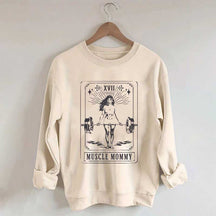 Tarot Card Muscle Mommy Pump Cover Gym Sweatshirt