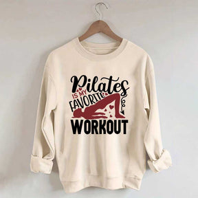 Pilates Workout Statement Sweatshirt