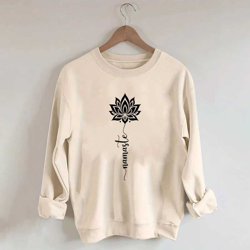 Namaste Lotus Flower Yoga Sweatshirt