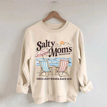 Salty Moms Beach Club Sweatshirt