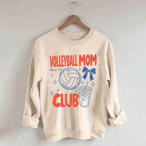 Custom Volleyball Mom Club Sweatshirt