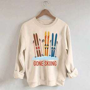 Retro Gone Skiing Sweatshirt
