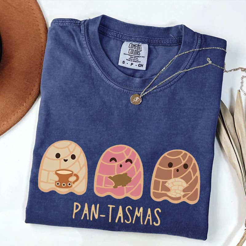 Funny Pantasmas Ghost Pan Dulce T-Shirt
