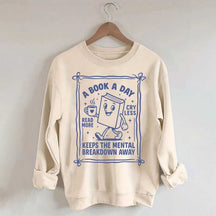 A Book A Day Bookworm Sweatshirt