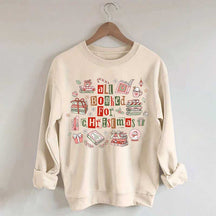 All Booked For Christmas Library Sweatshirt