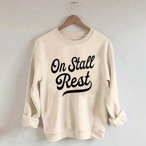 Funny Horse On Stall Rest Sweatshirt