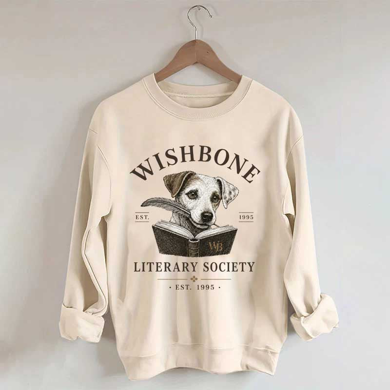 Wishbone Literary Society Nostalgia Dog Sweatshirt