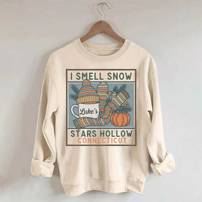 I Smell Snow Cozy Winter Season Sweatshirt