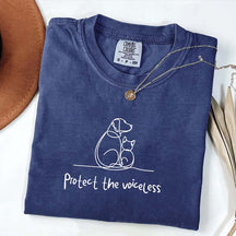 Protect Animals Dog Cat Lover T-Shirt